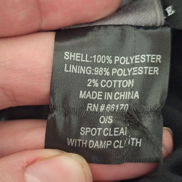 ANTHROPOLOGIE | Black Faux Leather Bucket Hat  one size - Picture 6 of 8